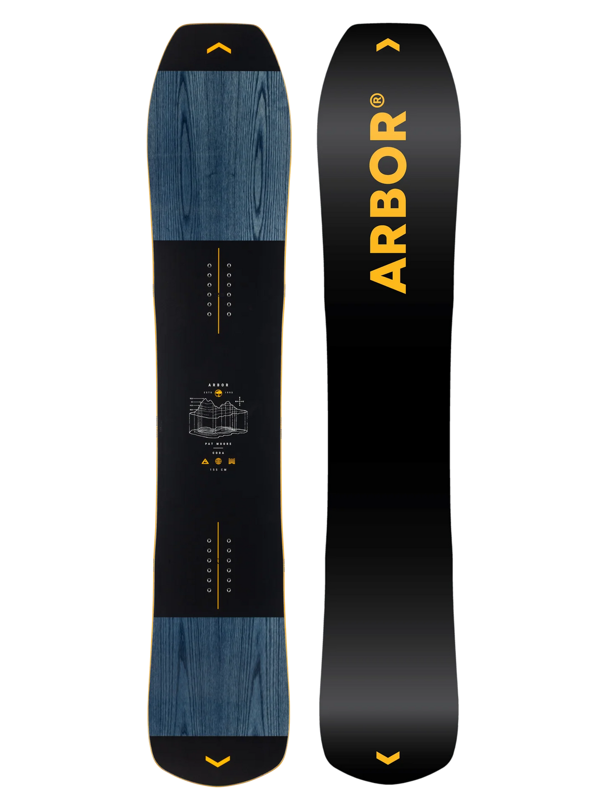 Arbor Coda Snowboard Men's | Directional | Camber 2027