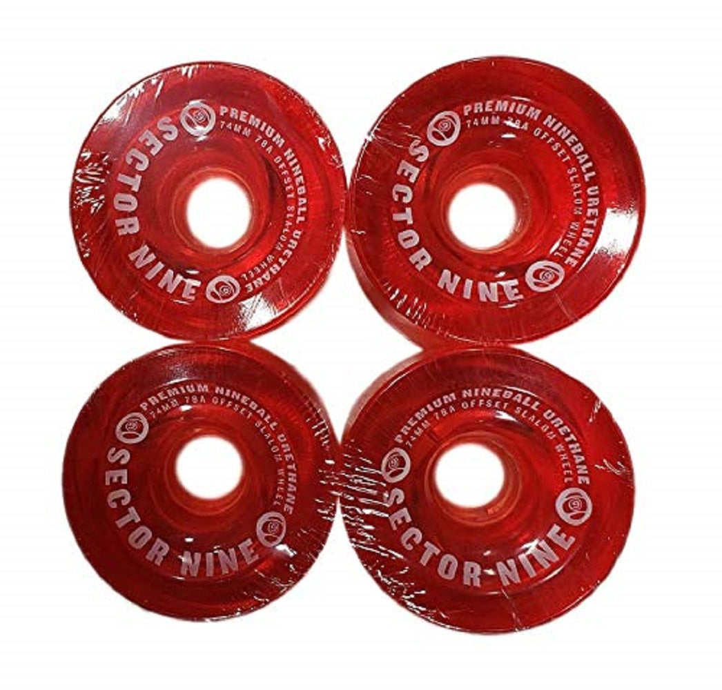 Sector 9 Unisex 74mm 78A Nineball Wheel Set
