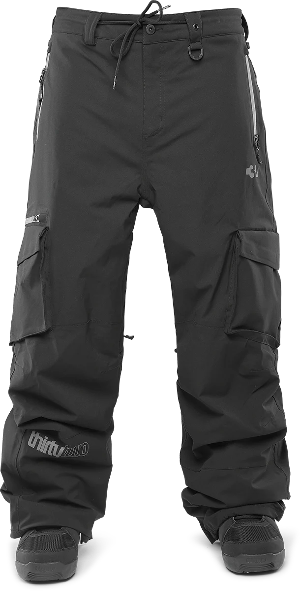 スノーボード thirtytwo BLAHZAYCARGO PANTS Blahzay Cargo Non - Insulated Pants Charcoal | thirtytwo US