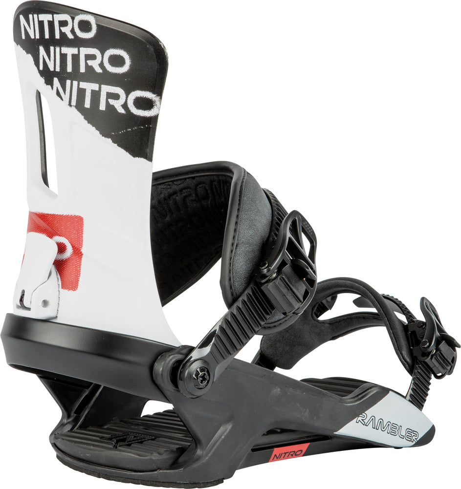 Nitro Men's RAMBLER RAW Snowboard Bindings 2024