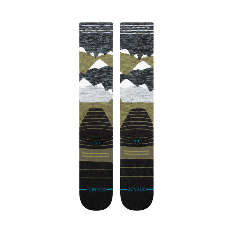 STANCE MEN'S PERFORMANCE WOOL OTC SNOWBOARD SOCKS LONELY PEAKS TEAL 2024