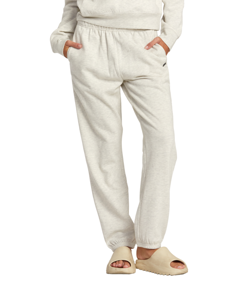 RVCA Women's Sunday Jogger Sweatpants (cream Heather)