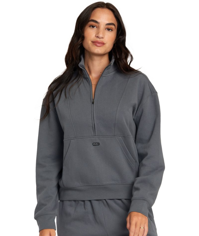 RVCA Women's Sunday Half Zip Base Layer Top