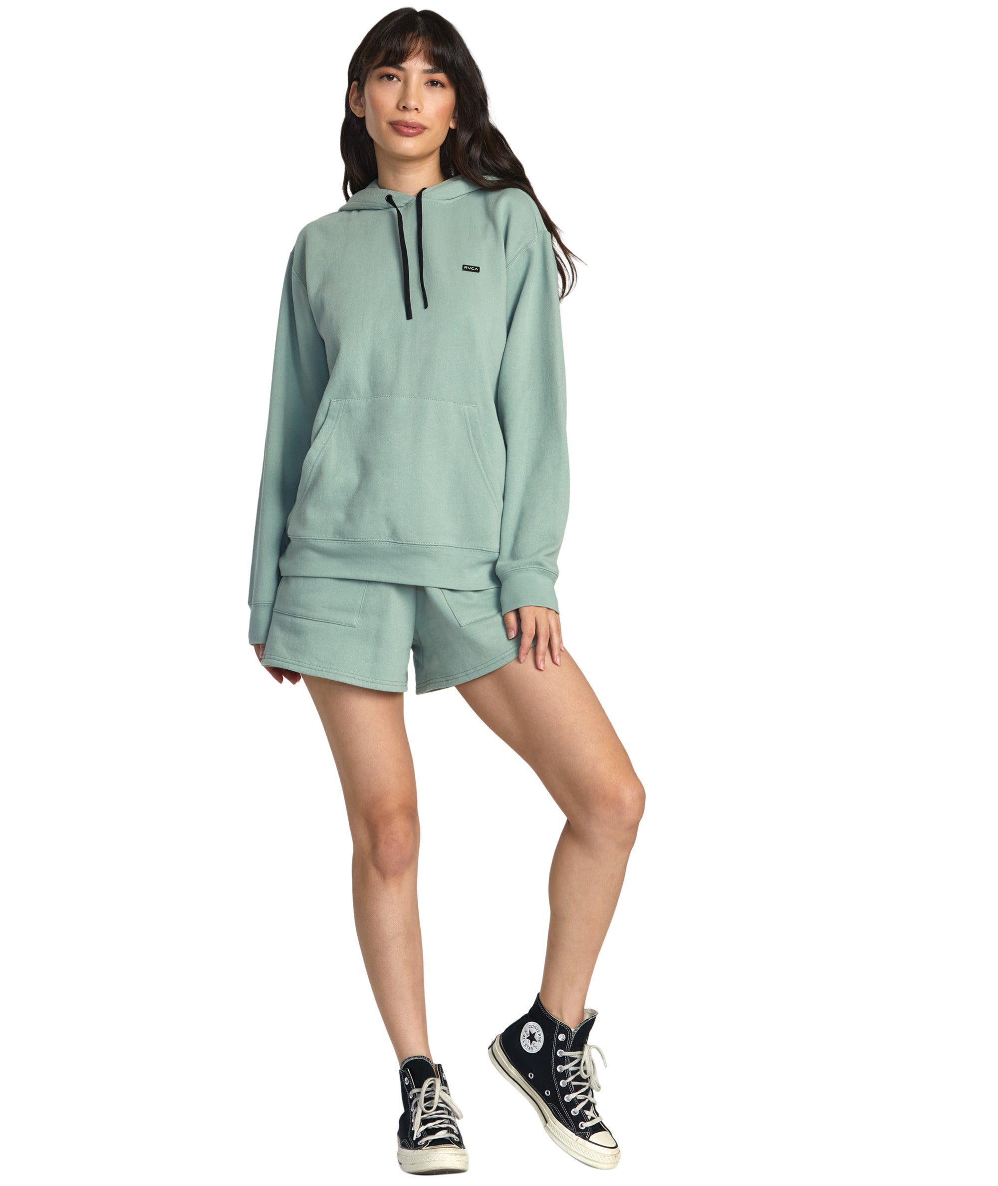 RVCA Women's Sunday Hoodie (sage)