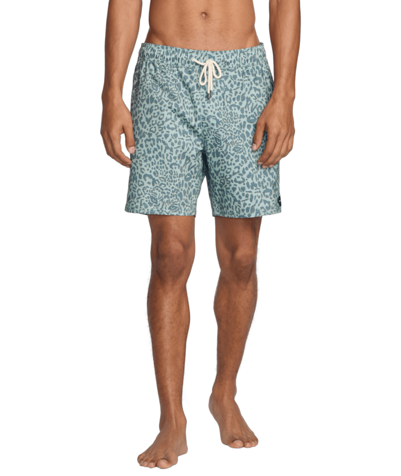 RVCA Barnes Elastic Short 17 Swim Trunks