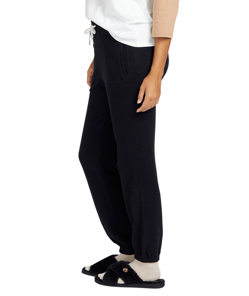 Volcom Women's LIVED IN LOUNGE ELASTIC WAIST FLEECE PANTS