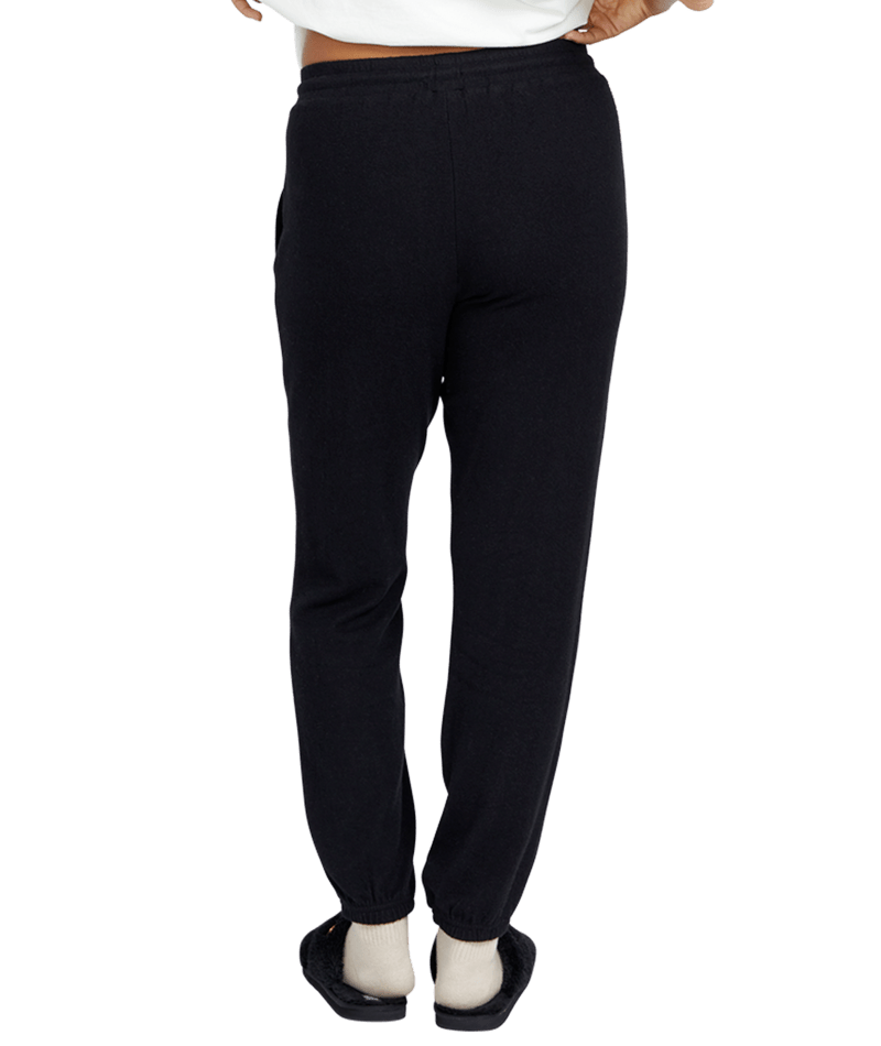 Volcom Women's LIVED IN LOUNGE ELASTIC WAIST FLEECE PANTS