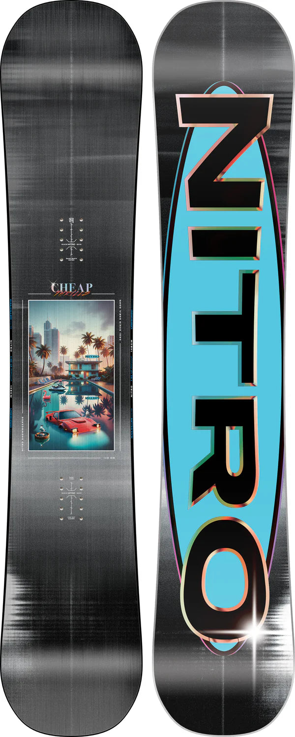 nitro prime zero camber snowboard Nitro Men's Cheap Thrills Snowboard 2026
