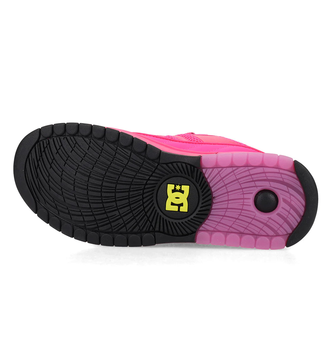 DC Lucien Hot Pink/Black Skate Shoe