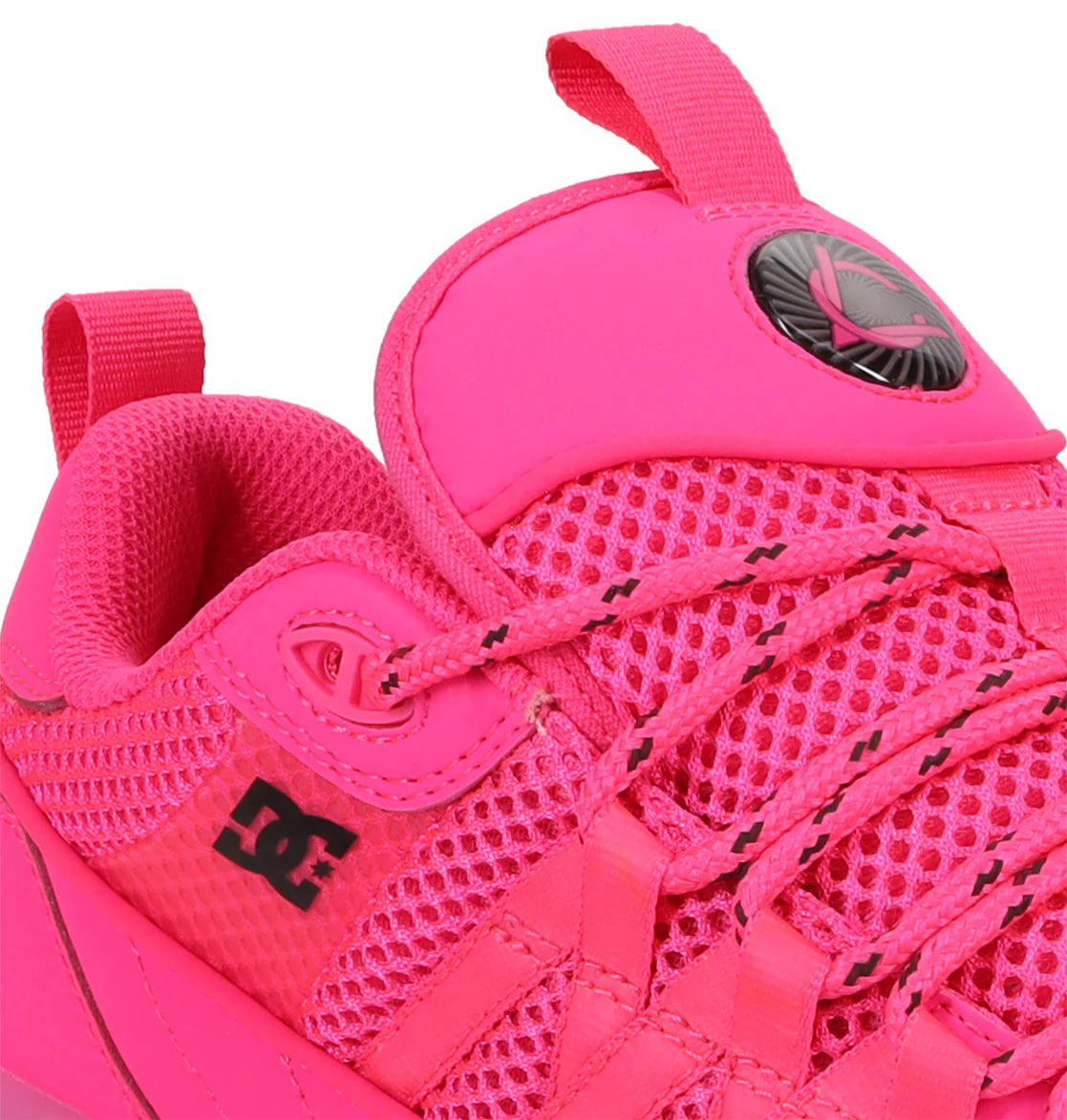 DC Lucien Hot Pink/Black Skate Shoe
