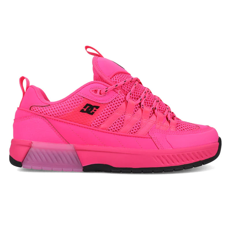 DC Lucien Hot Pink/Black Skate Shoe