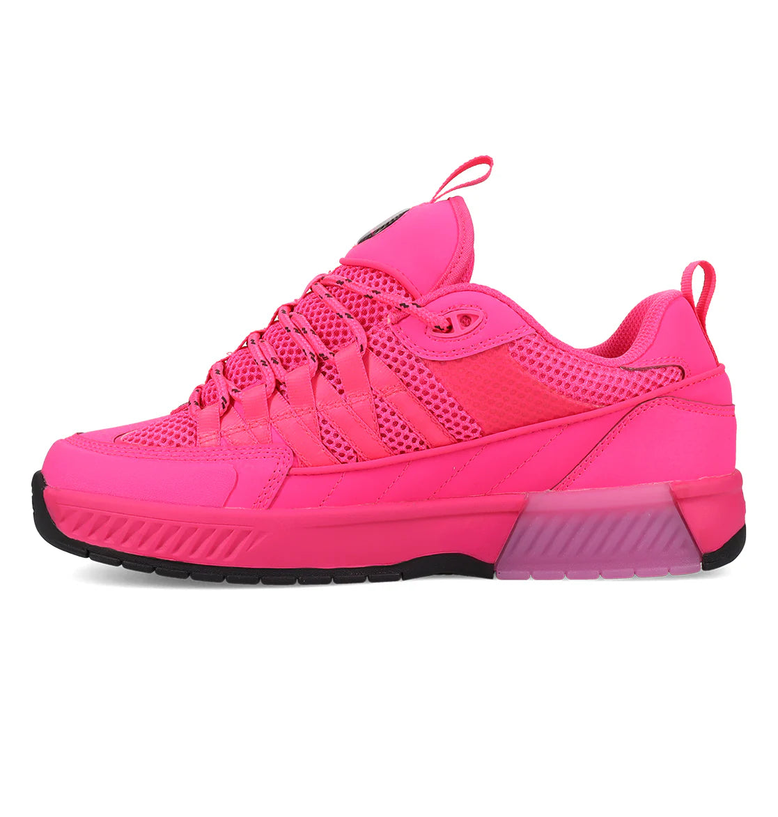 DC Lucien Hot Pink/Black Skate Shoe