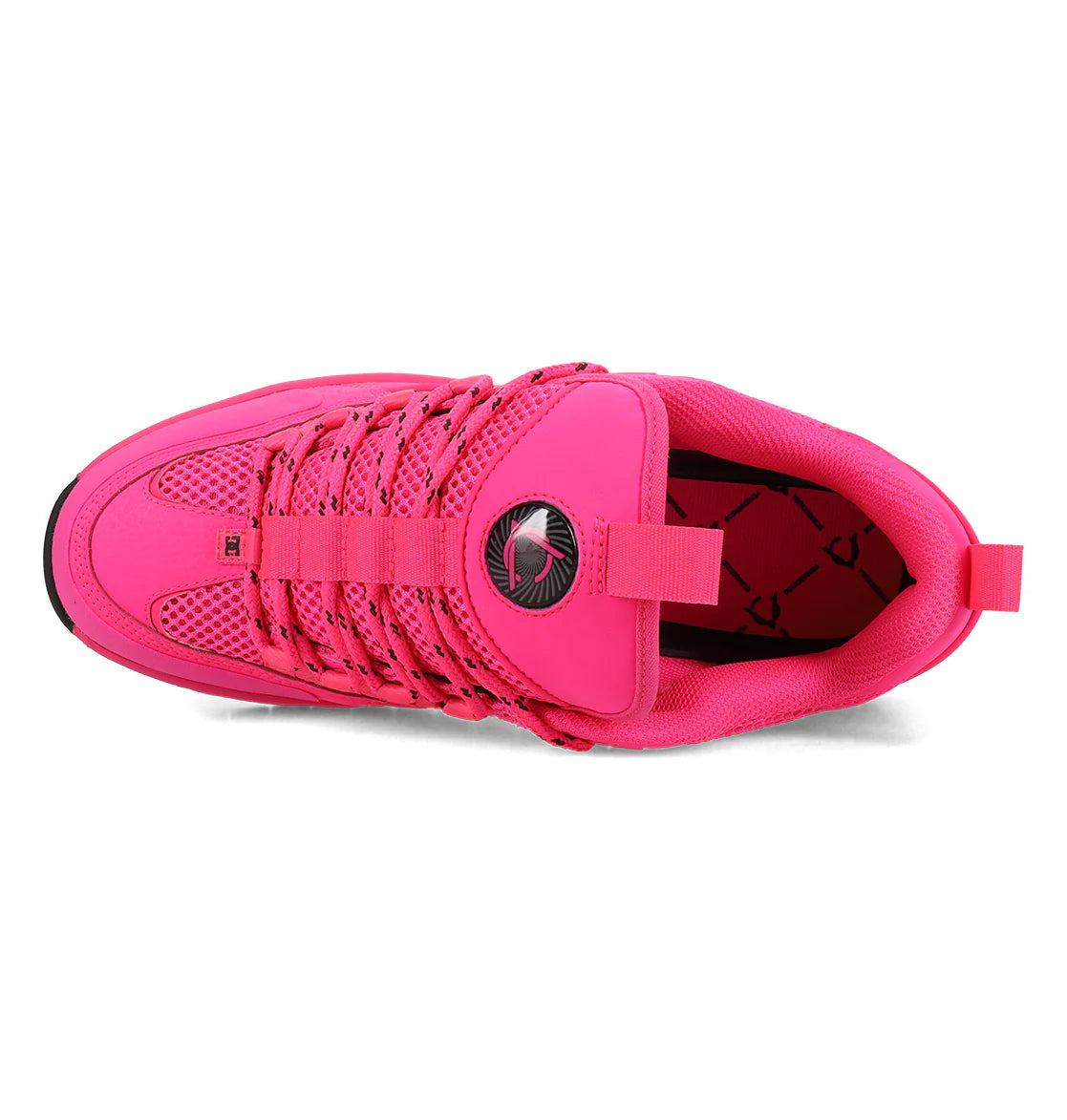 DC Lucien Hot Pink/Black Skate Shoe