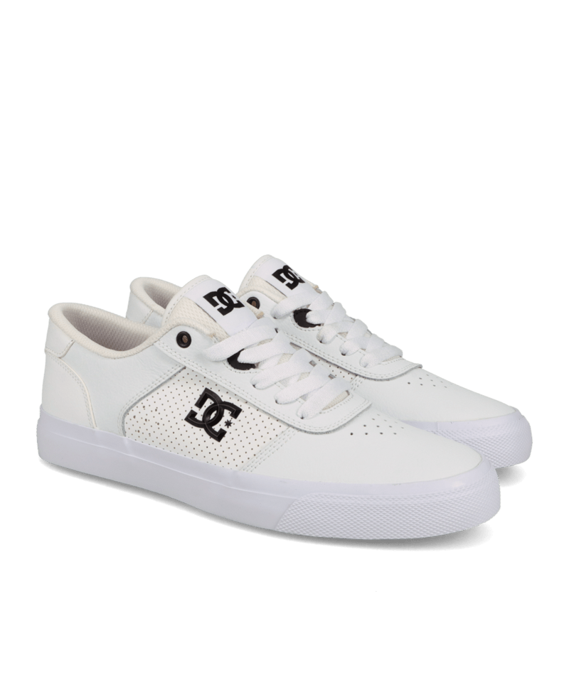 DC Teknic White/Black Skate Shoe
