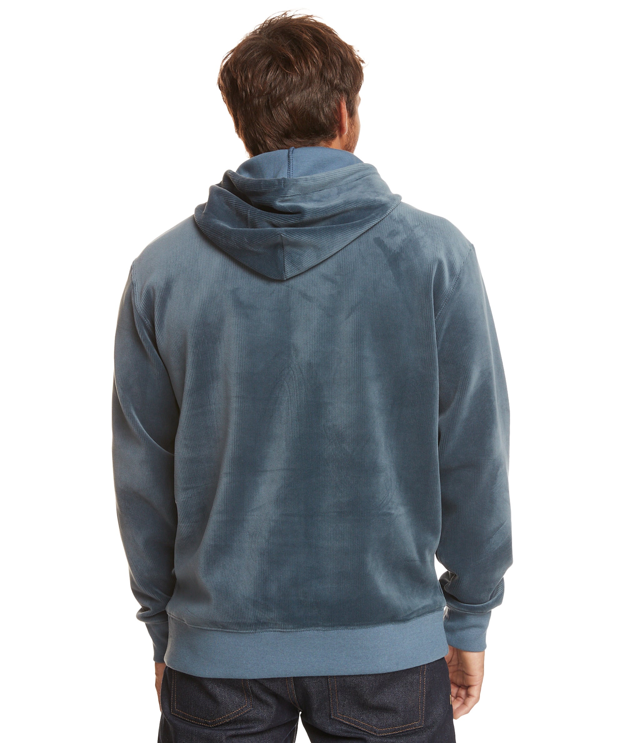 QuikSilver Men's Cord Hoodie - BERING SEA