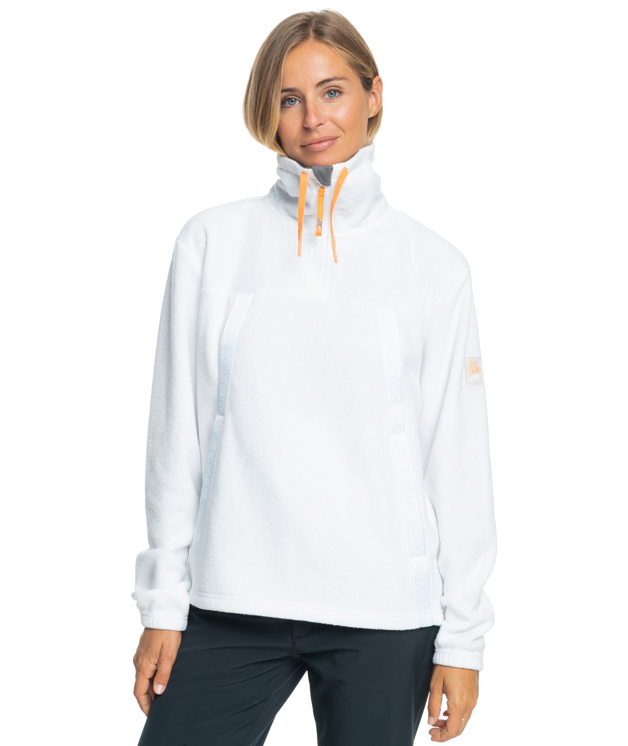 Roxy Chloe Kim Fleece Midlayer L Bright White