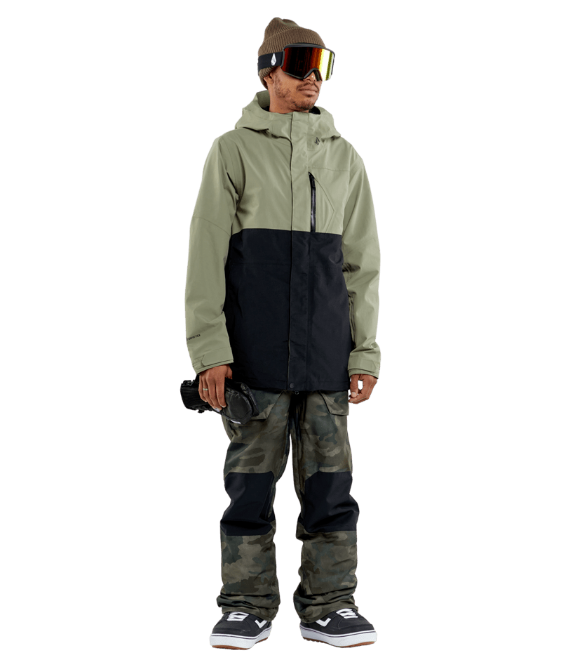 Volcom MENS L GORE-TEX JACKET LIGHT MILITARY 2024