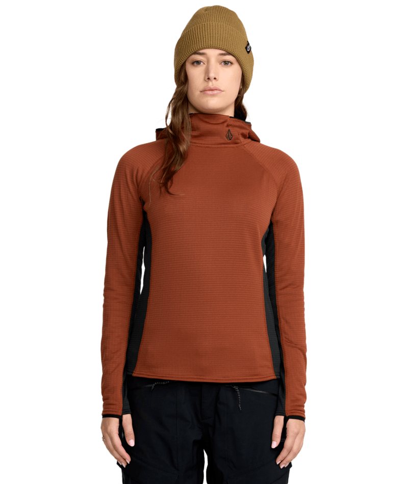 Volcom Womens Gridlock Balaclava Pullover Hoody 2026