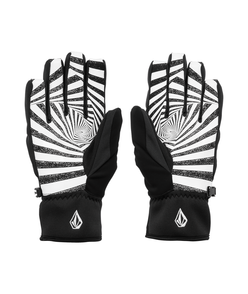 Volcom MENS V.CO NYLE GLOVES - BLACK WHITE
