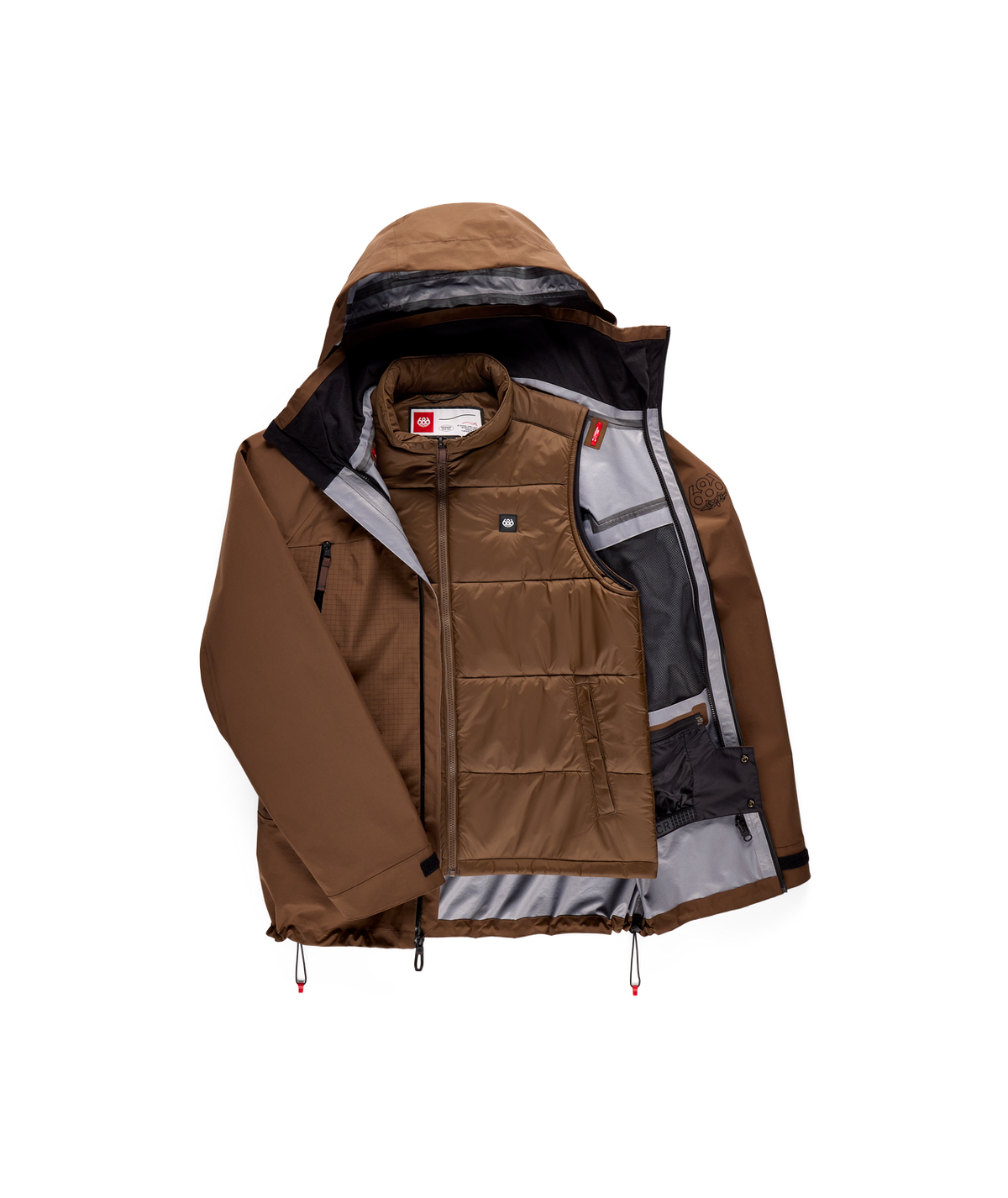 686 Mens Smarty 3 in 1 Rodeo Snowboard Jacket 2027