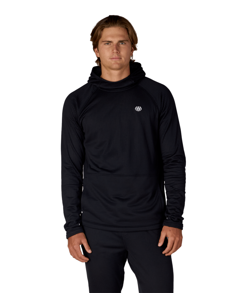 686 Mens Mission Grid Raglan Hoody
