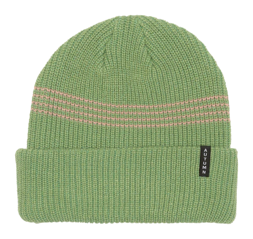 Autumn MINI STRIPE BEANIE - MOSS