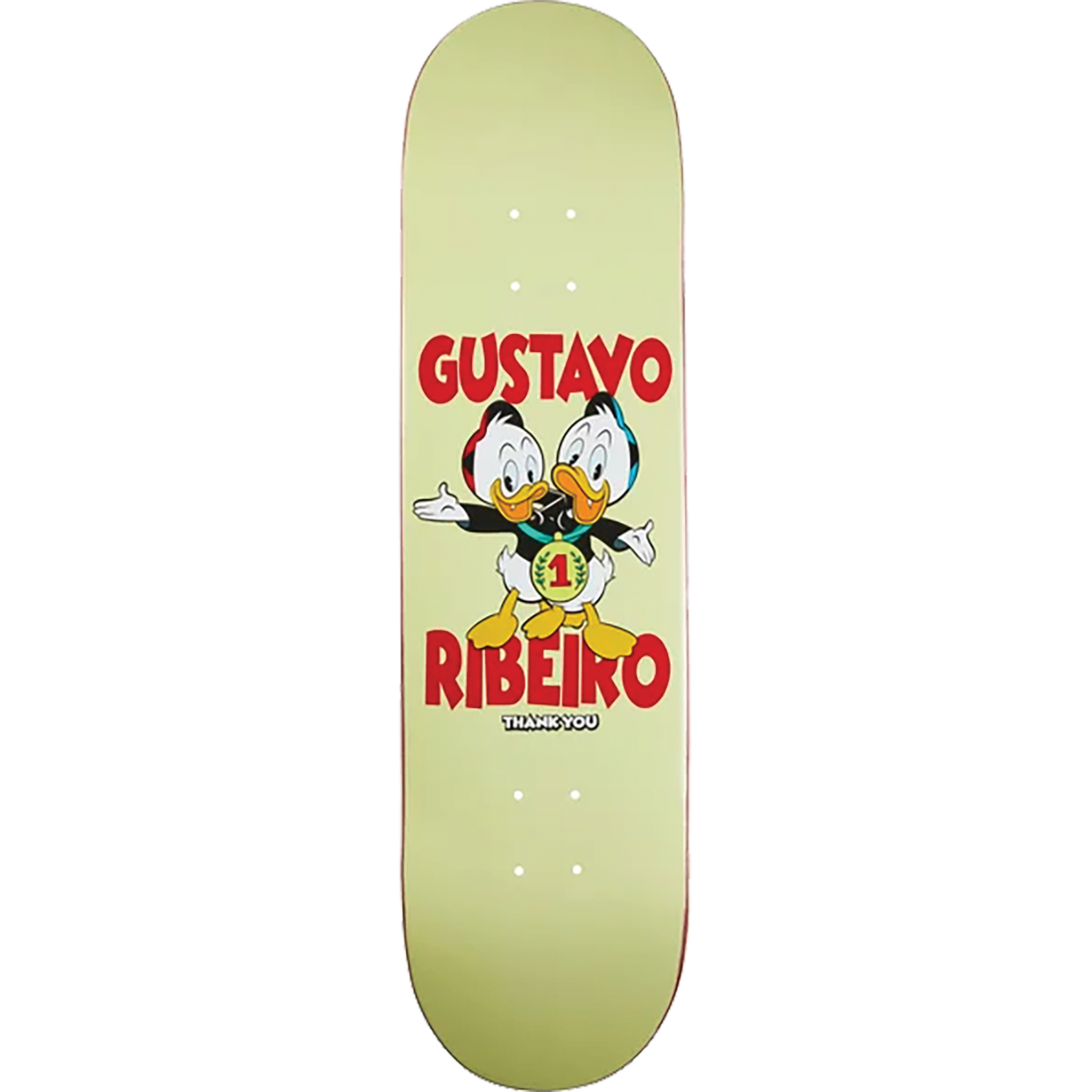 Thank You Ribeiro Twins Skateboard Deck 8.25