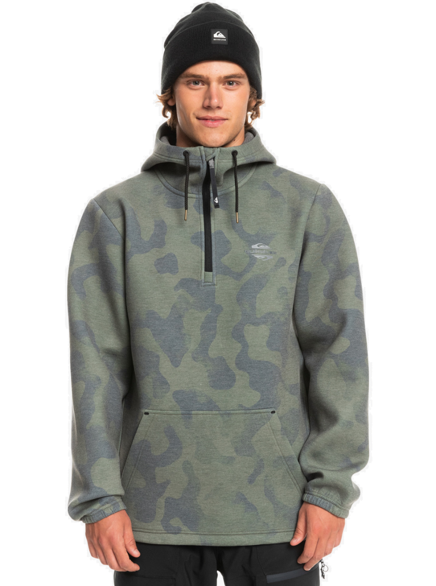 Quiksilver Shredder Half-Zip Hoodie (Water Resistant)