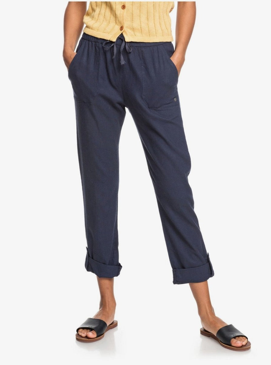 Roxy On The Seashore Linen Cargo Pants