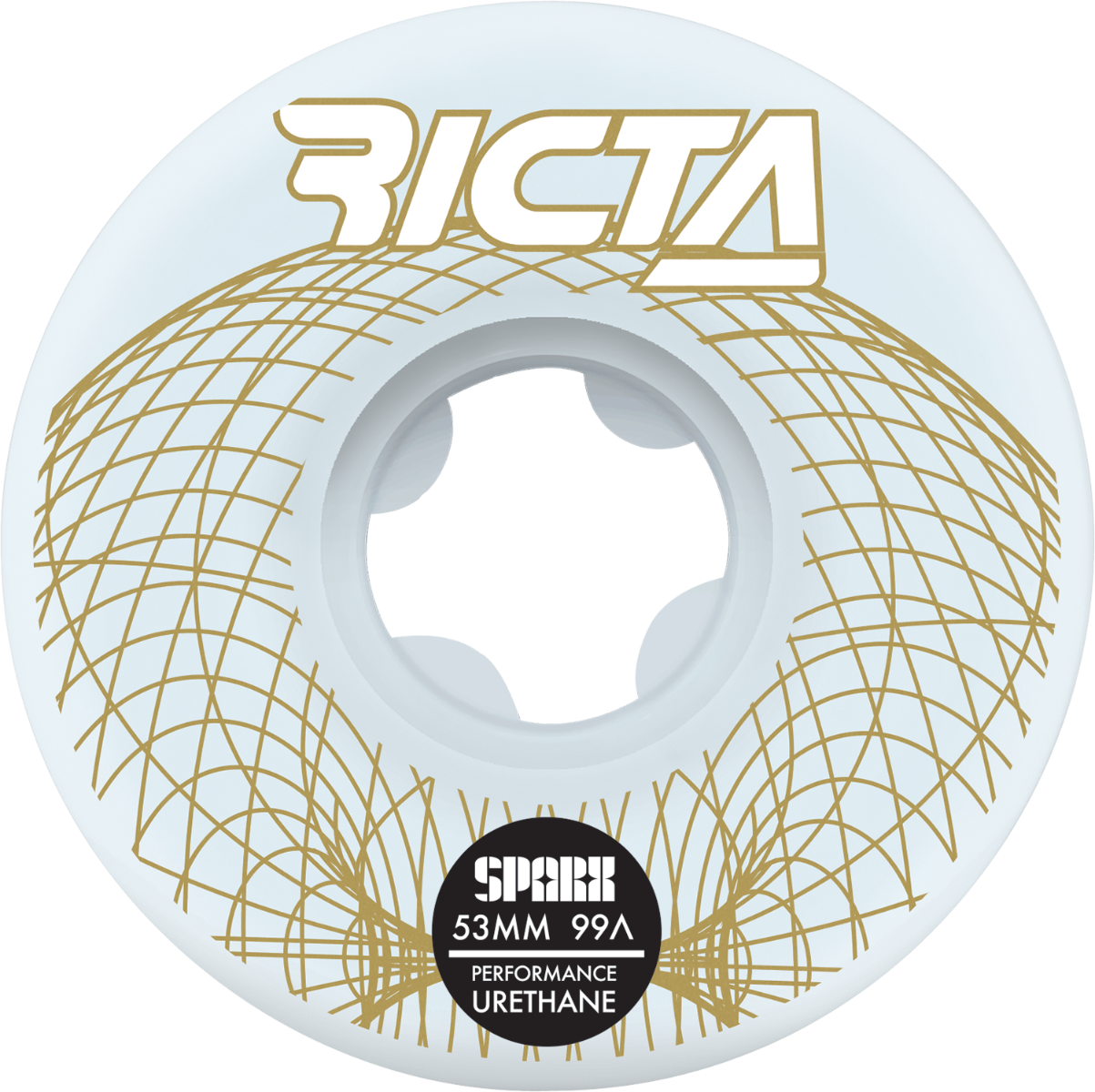 Ricta Wheels Wireframe Skateboard Wheels 2022 (53mm, 99a)