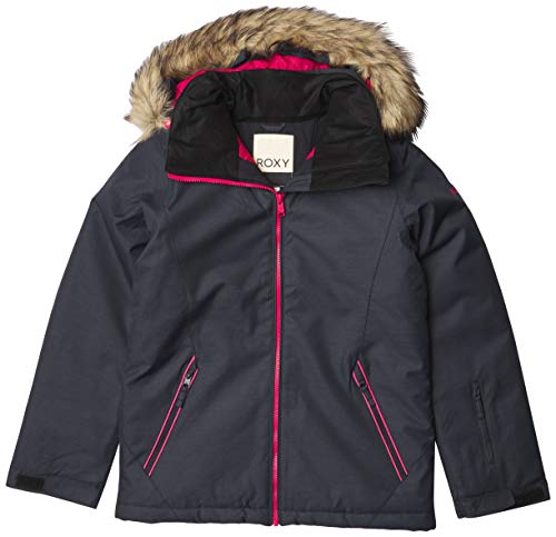 Roxy Kids Girl's American Pie Solid Snow Jacket (True Black)