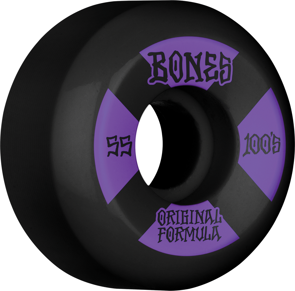 Bones 100's OG V5 Skateboard Wheels 2022 (4 pack)