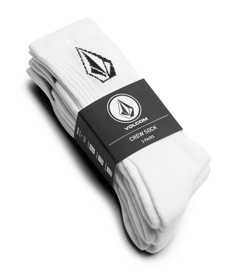 Volcom Full Stone Crew Sock 3 Pack