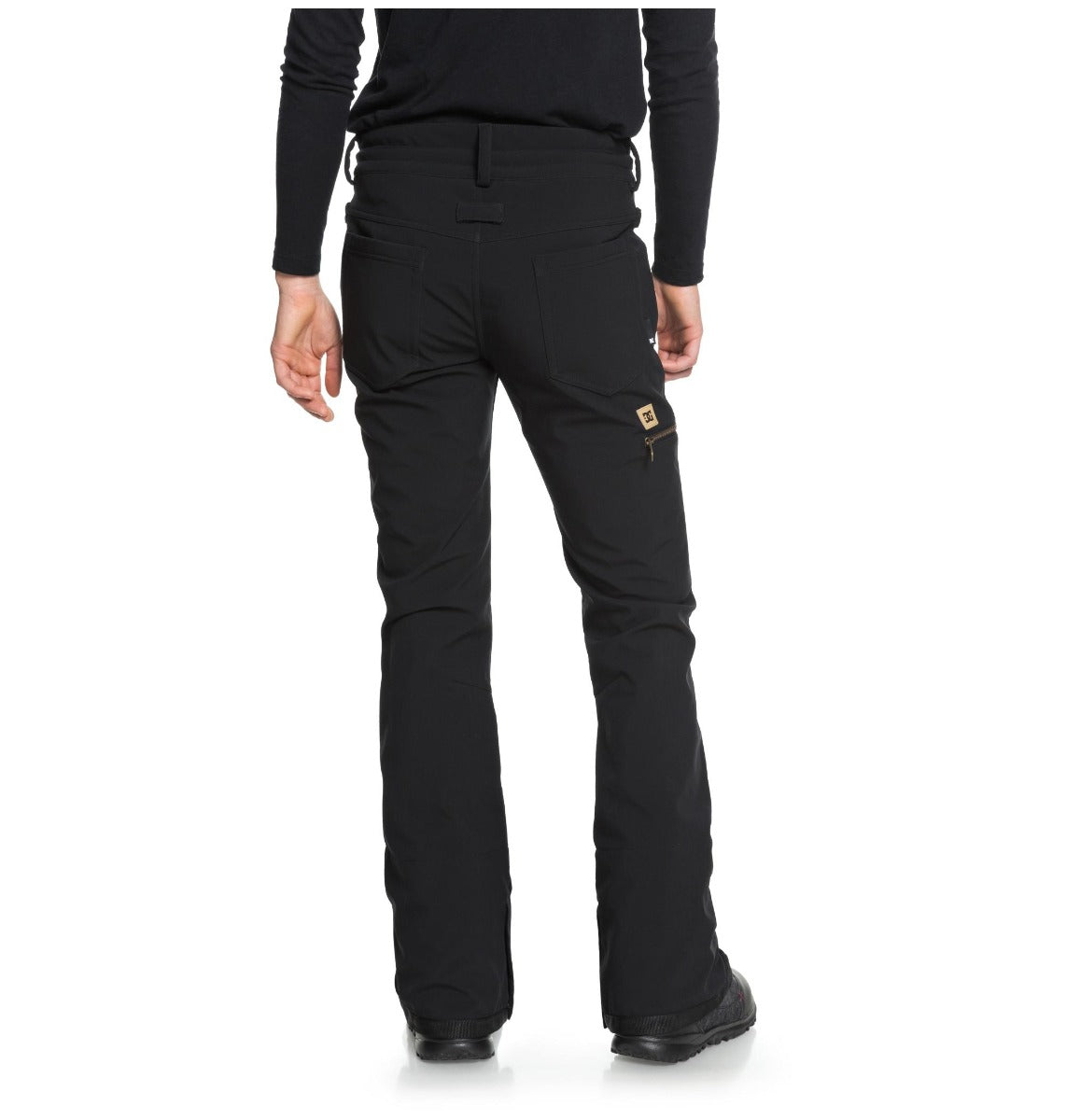 DC Viva Softshell Snowboard Pants Womens Black (Medium)