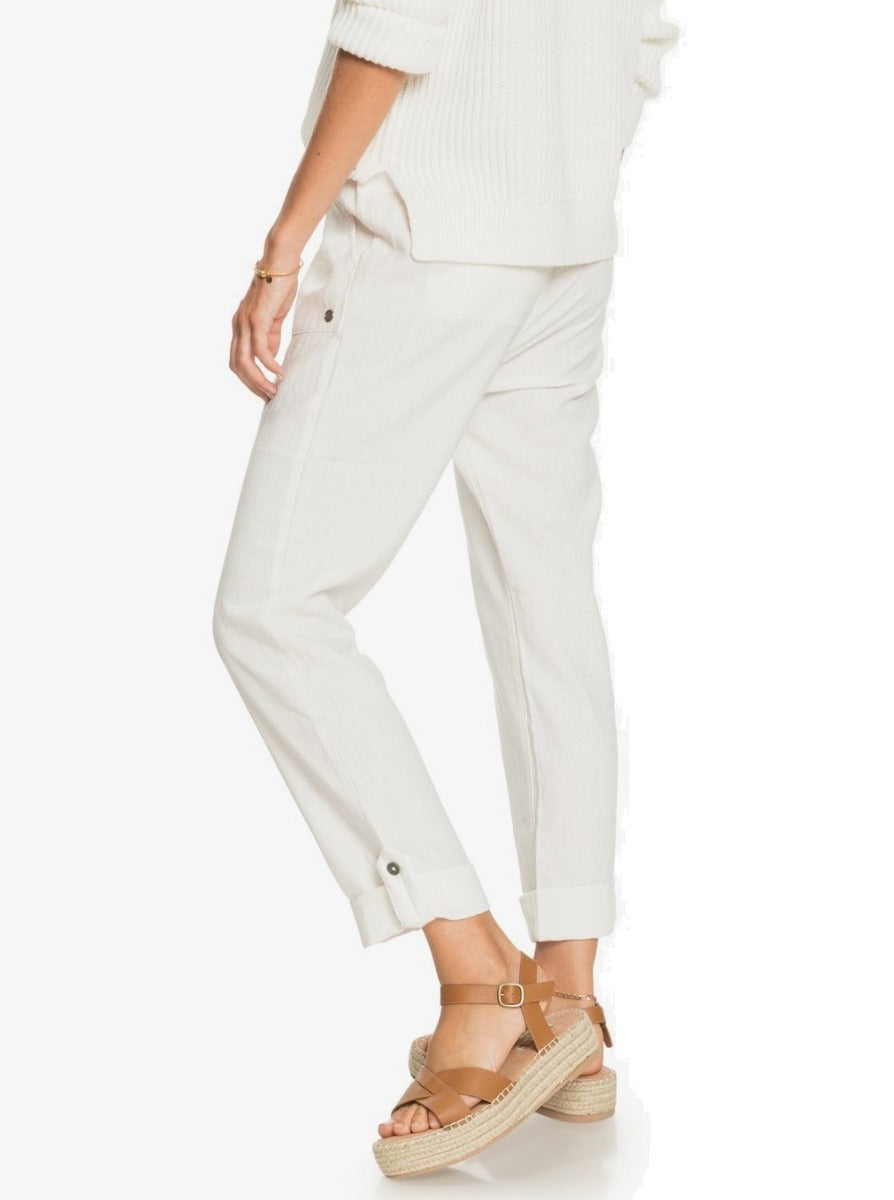 Roxy On The Seashore Linen Cargo Pants