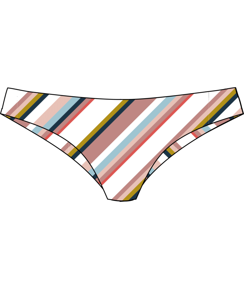 Roxy Printed Beach Classics Mini Bikini Bottom