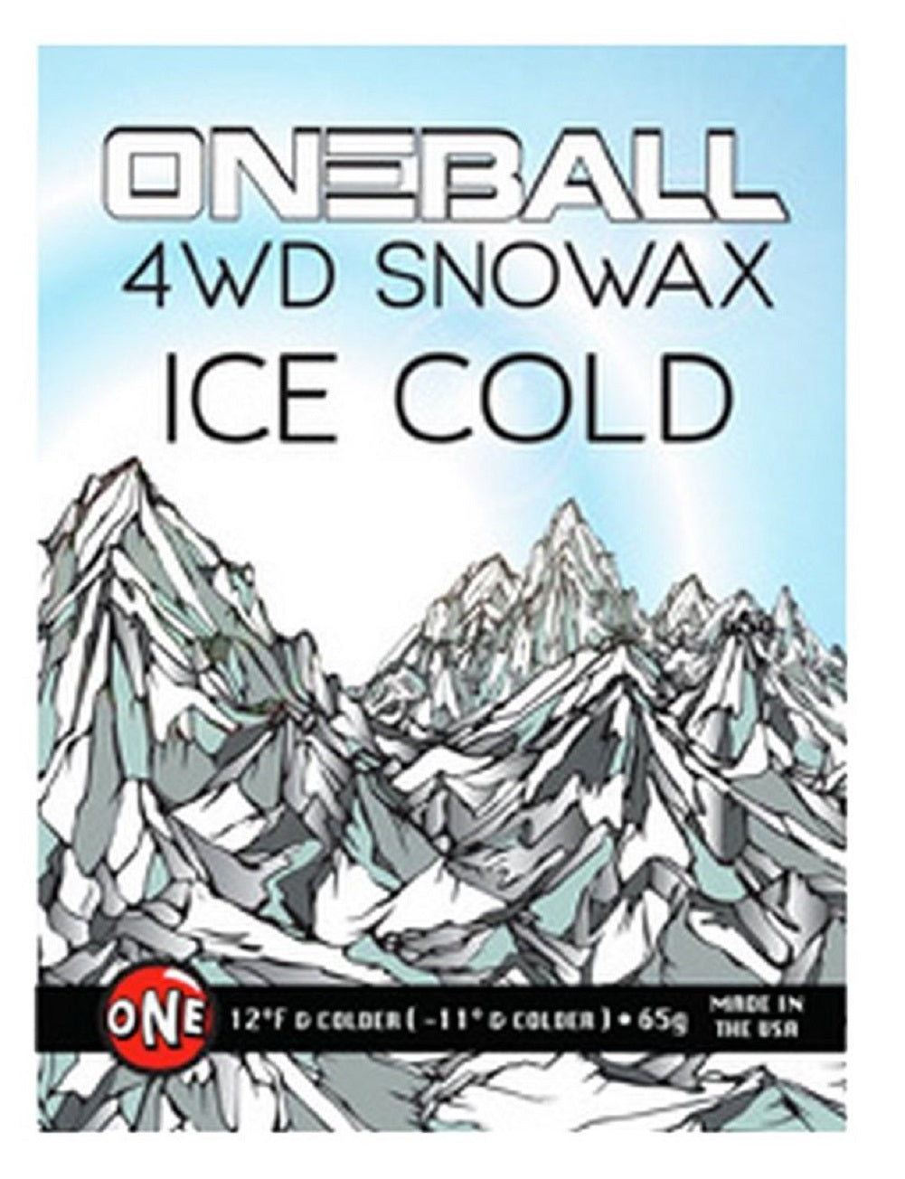 One Ball 4WD Wax ICE COLD Mini (65g)