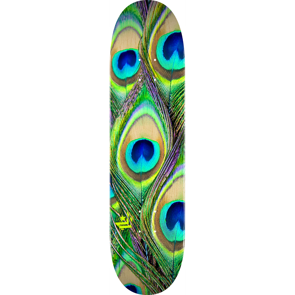 Mini Logo Peacock Feather Skateboard Deck 2022