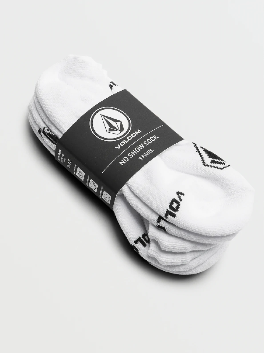 Volcom Stone No Show Socks 3-Pack
