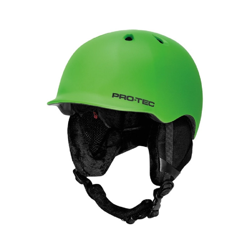 Pro-Tec Riot Snowboard Helmet (Matte Green, Small)