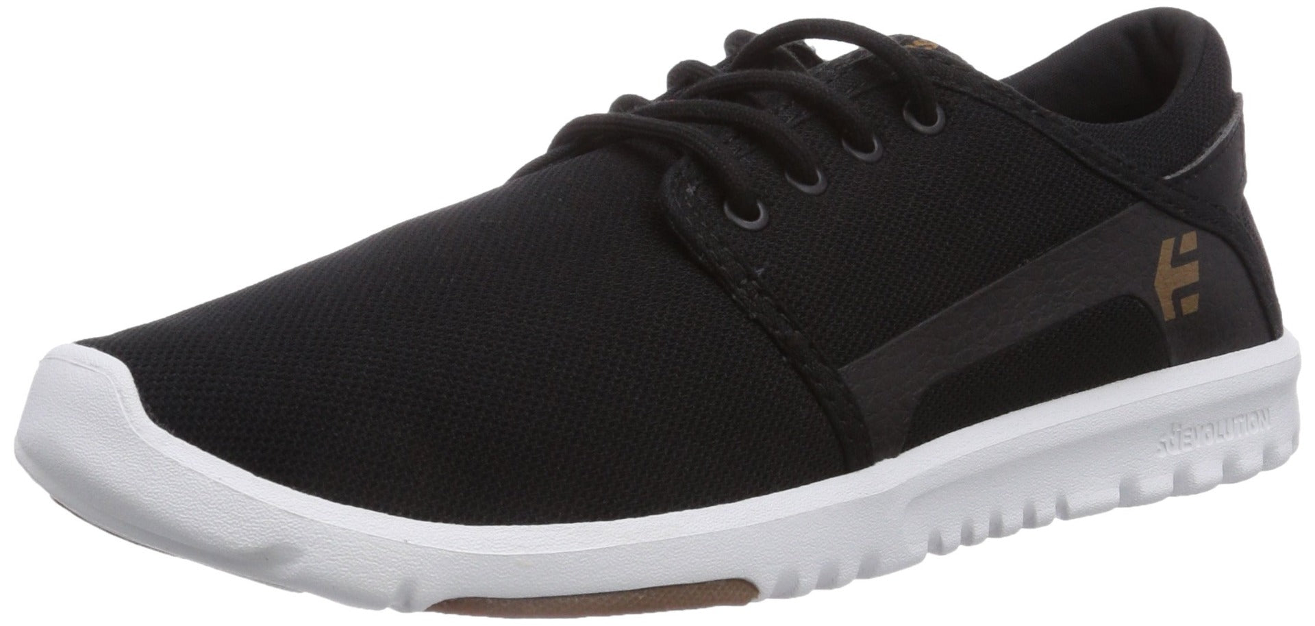 Etnies Womens's Scout Skateboard Shoe, Black-White-Gum