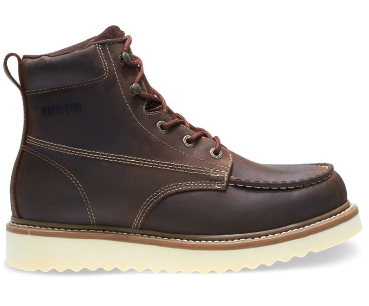 Wolverine Men's Loader 6" Soft Toe Wedge Work Boot (Brown)