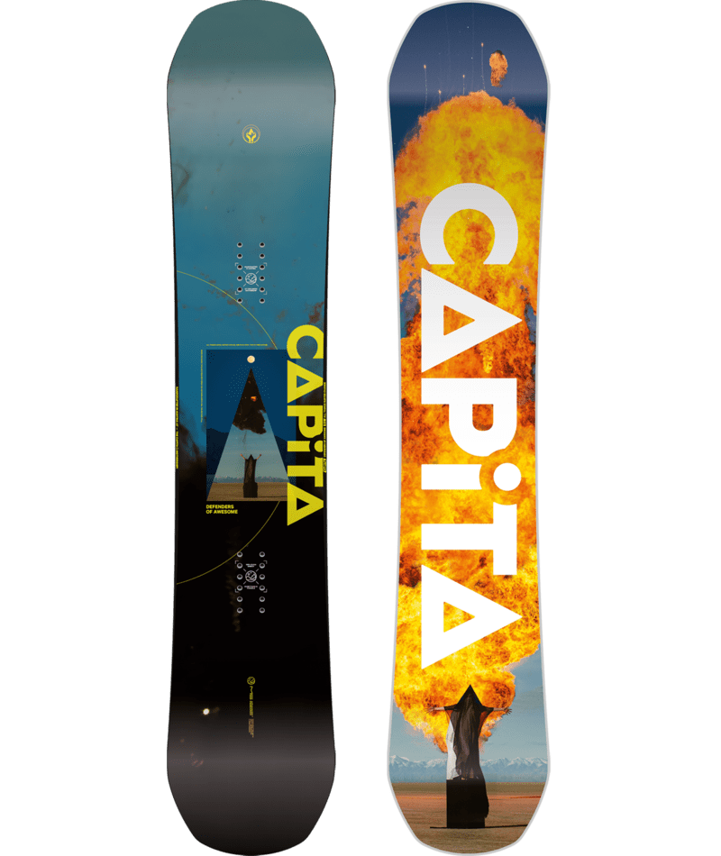 CAPITA MEN'S TRUE TWIN HYBRID CAMBER D.O.A. SNOWBOARD 2025 CAPITA MEN'S TRUE TWIN HYBRID CAMBER D.O.A. SNOWBOARD 2025