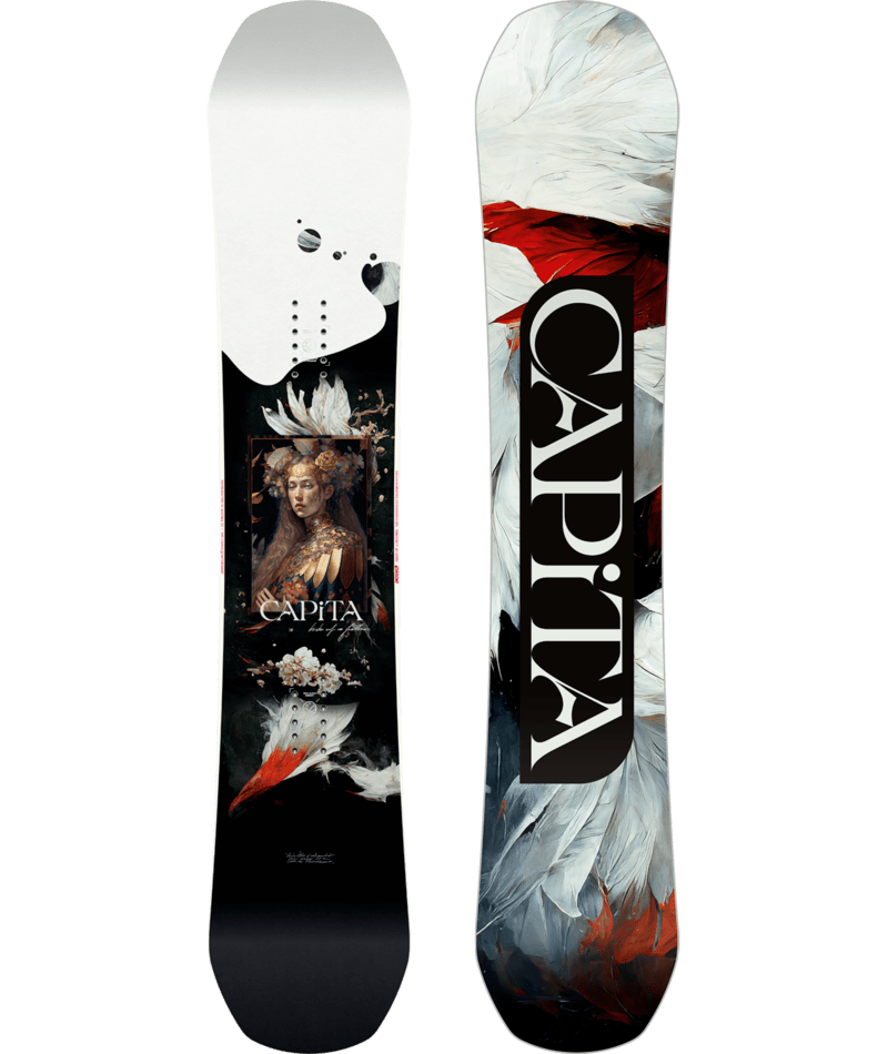 CAPITA WOMEN'S TRUE TWIN HYBRID CAMBER BIRDS OF A FEATHER SNOWBOARD 2025