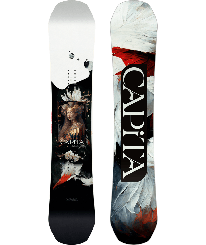 CAPITA WOMEN'S TRUE TWIN HYBRID CAMBER BIRDS OF A FEATHER SNOWBOARD 20 CAPITA WOMEN'S TRUE TWIN HYBRID CAMBER BIRDS OF A FEATHER SNOWBOARD 20
