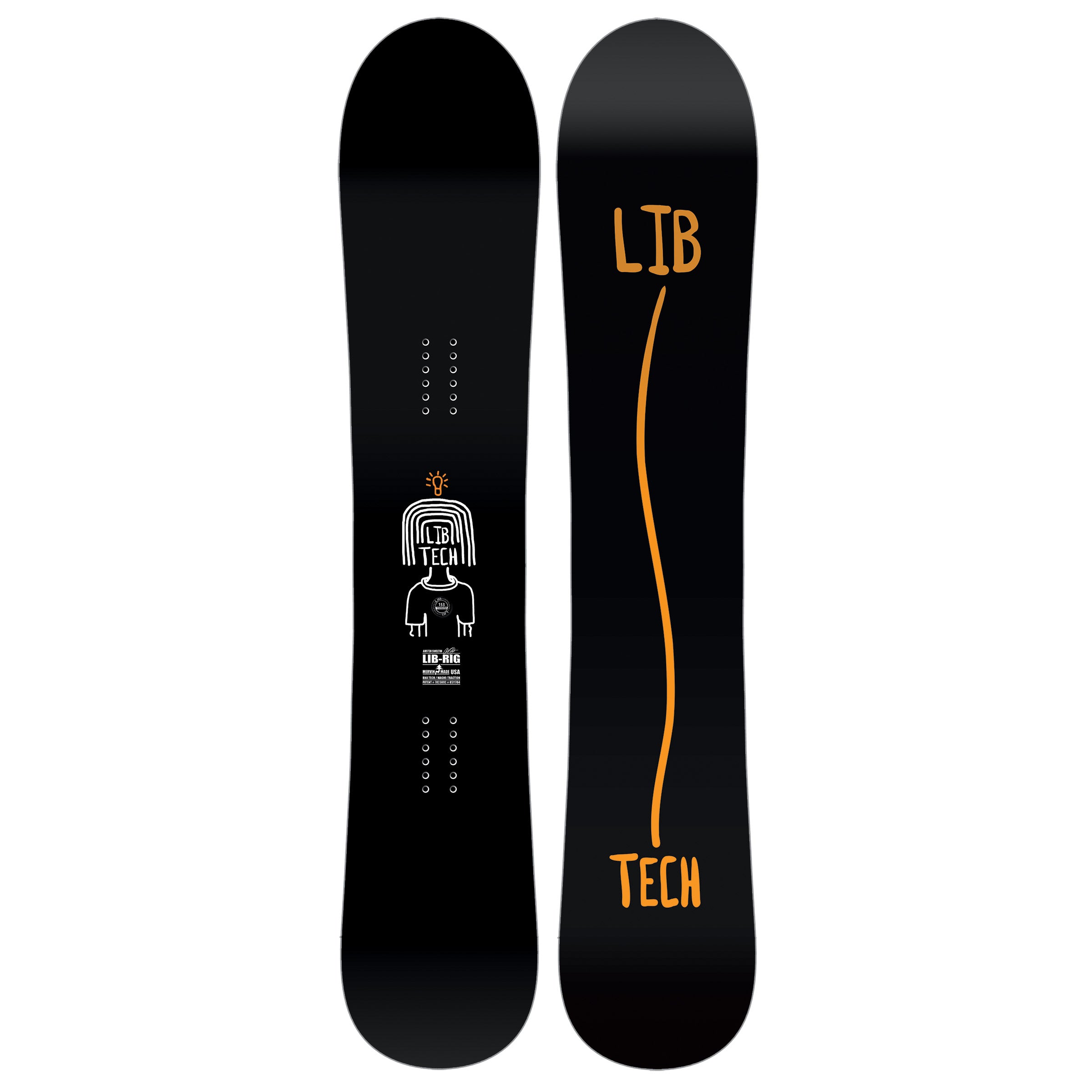 LIB TECH MEN'S LIB RIG SNOWBOARD 2024