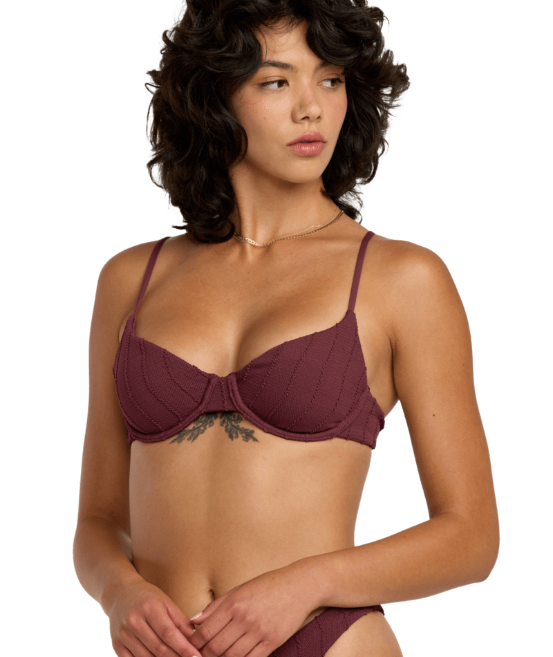 RVCA Chevy Grooves 90s Underwire Bikini Top