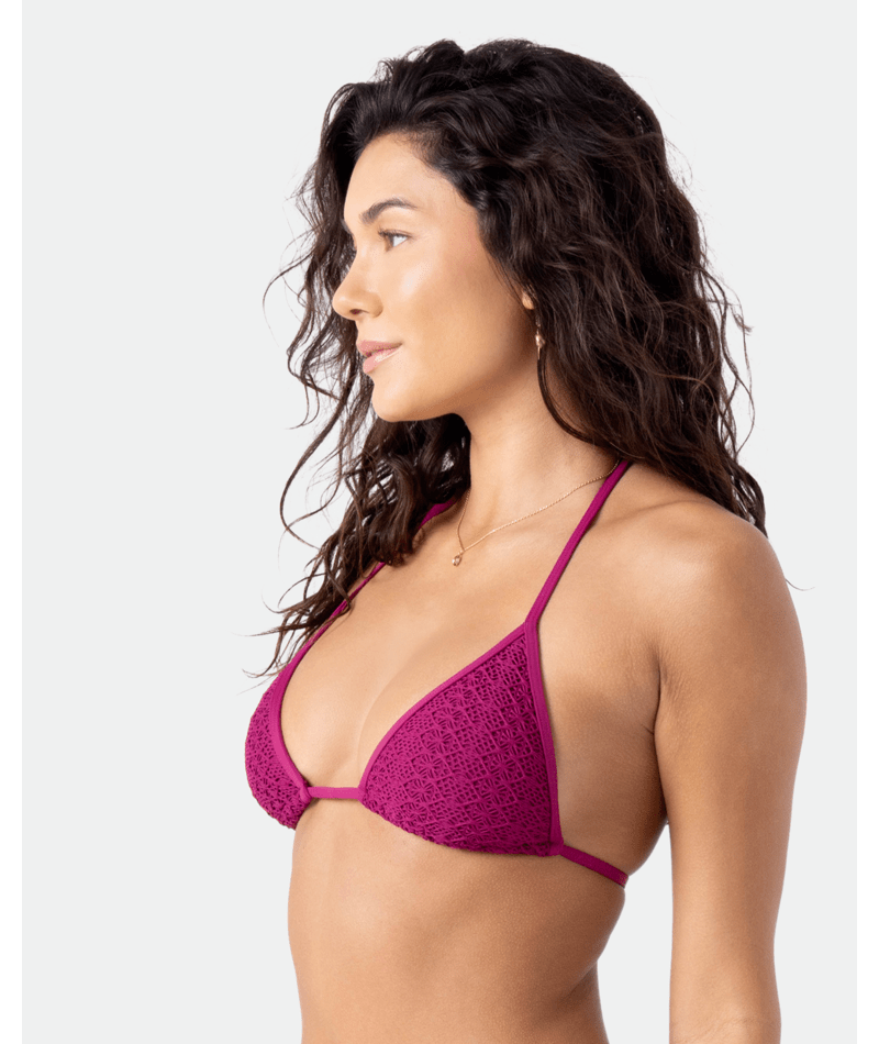 Crochet Mini Tiki Triangle Bikini Top 2026