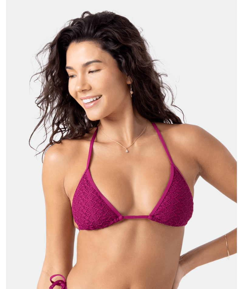 Crochet Mini Tiki Triangle Bikini Top 2026