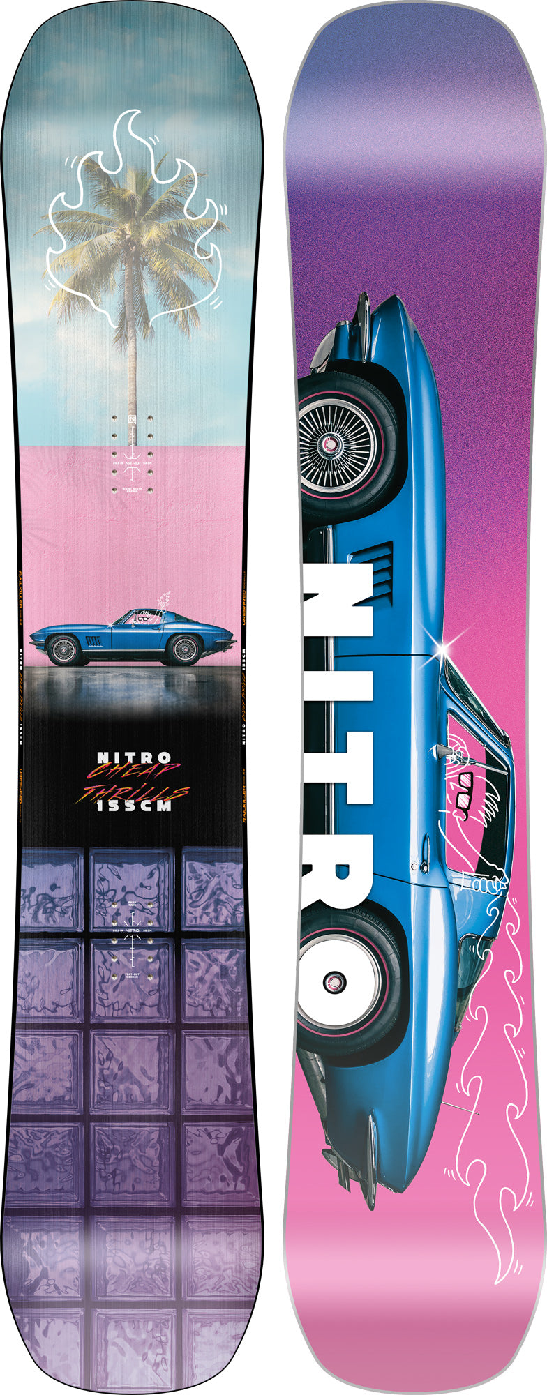 Nitro Men's CHEAP THRILLS Snowboard 2025